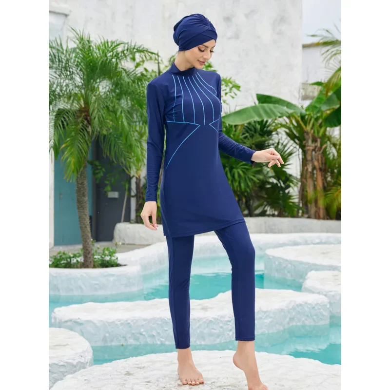 Cosdea Muslim Swimwear Modest Swimsuit Women Cover Ups Swimming Suit Hijabs For Woman Islamic Burkini Long Sleeve Bathing Swim