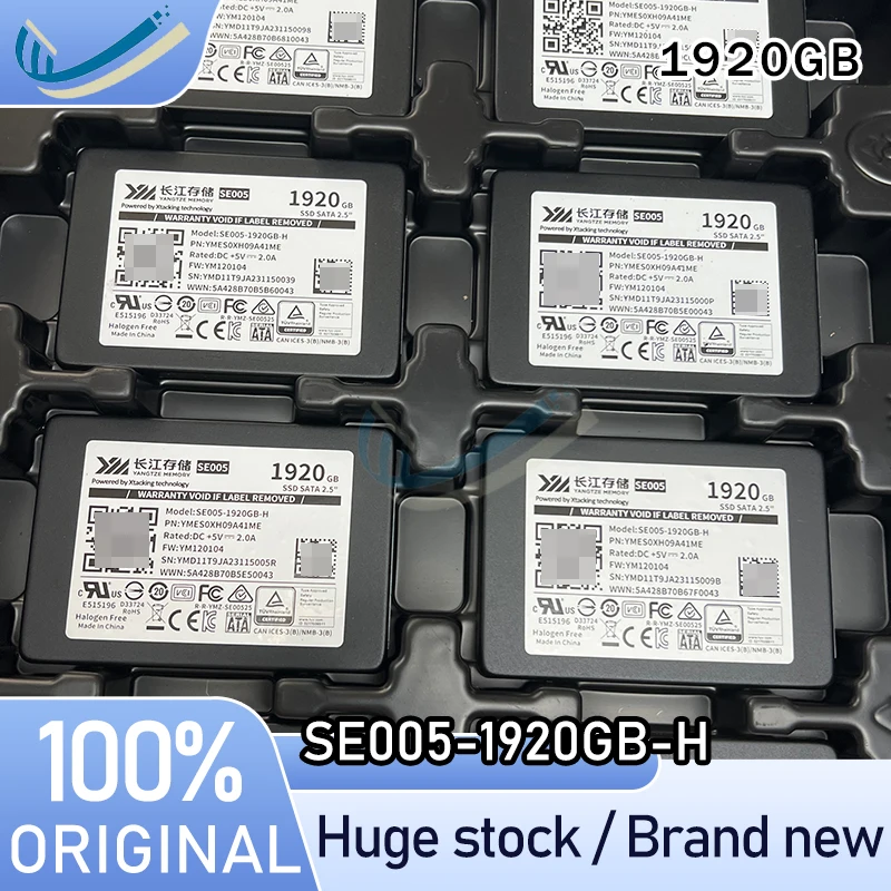 

1 unids/lote YMES0XH09A41ME Storage Enterprise-level SE005 2.5-inch SATA 3.1China-made server solid-state drive. 1.92TB SATA SSD