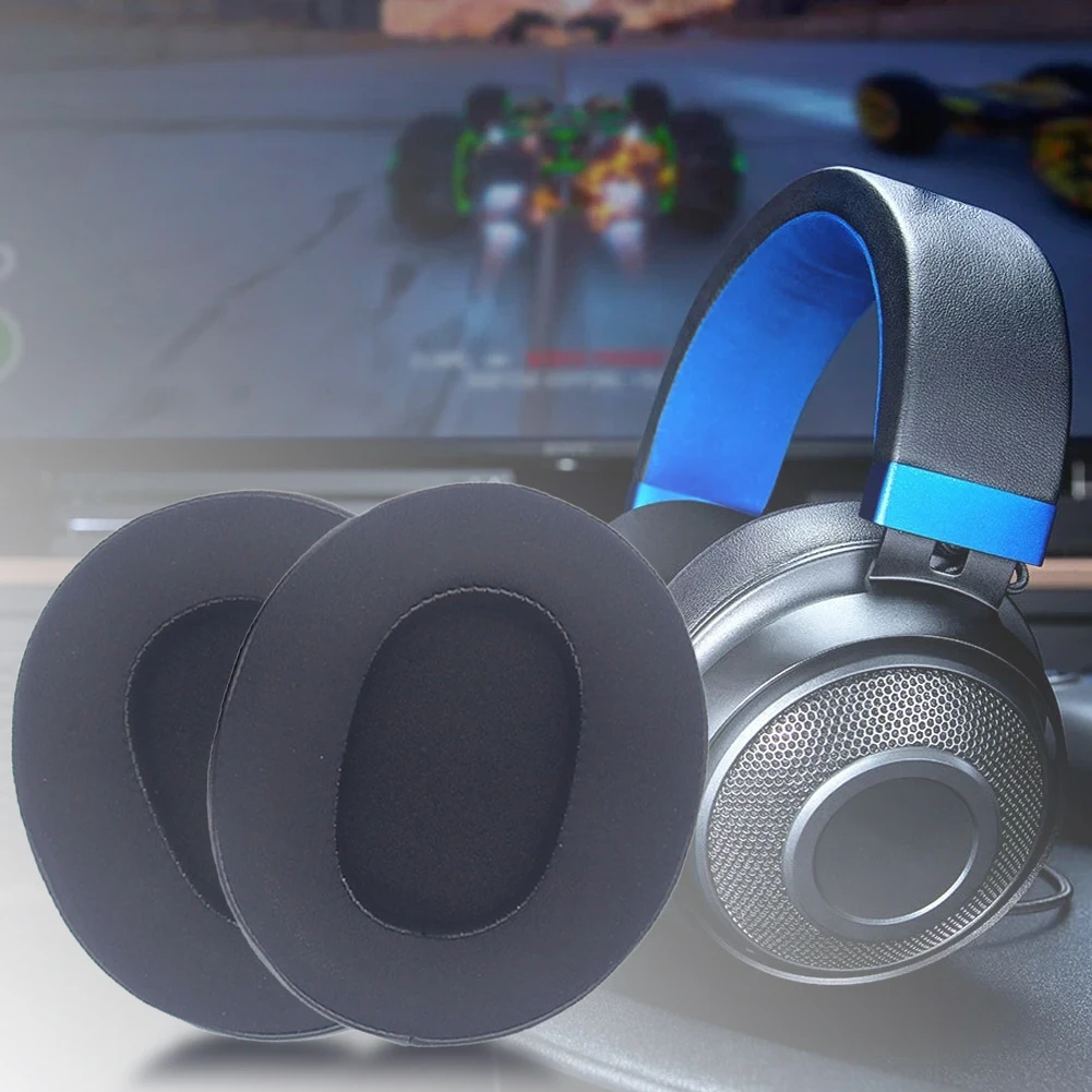 Almofadas de substituição para Razer Kraken V3 Pro, gel refrescante, redução de ruído, almofadas de ouvido confortáveis