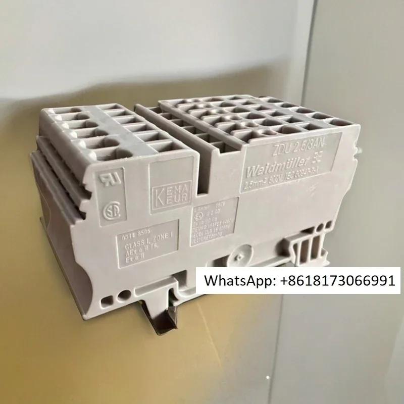 

Weidmuller wiring terminal ZDU 2.5/3AN 3 connection point spring terminal 1608540000100PCS