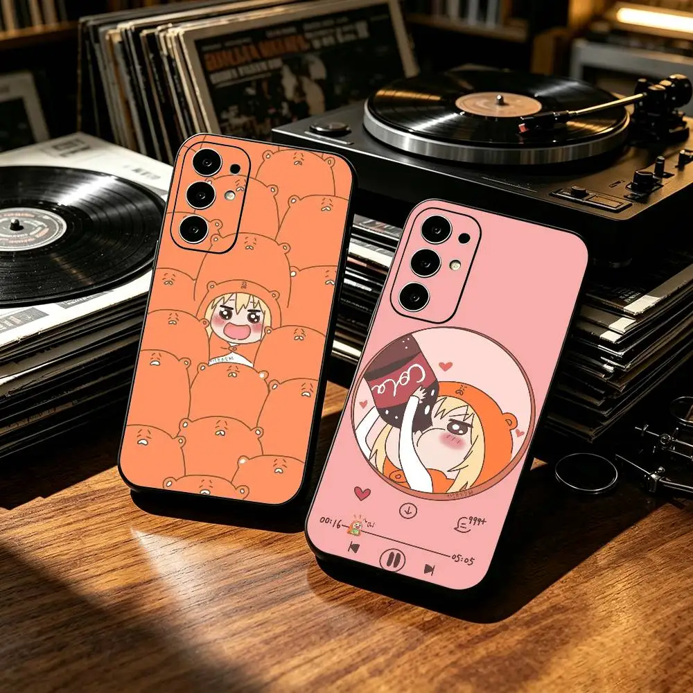 Himouto_ Umaru-chan Phone  Black Phone Case for Samsung S25 24 23 22 21 20 30 Ultra Plus Fe Note 10 5G Cover