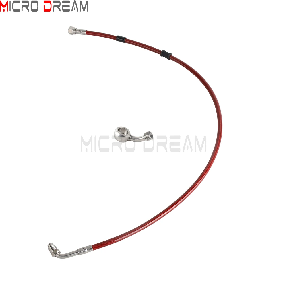 Motorcycle Brake Hose Brake Line W/ ABS Controller Master Cylinder Banjo Adapter For Harley Softail M8 FXLR FXST FLSB 2018-2024 view 3