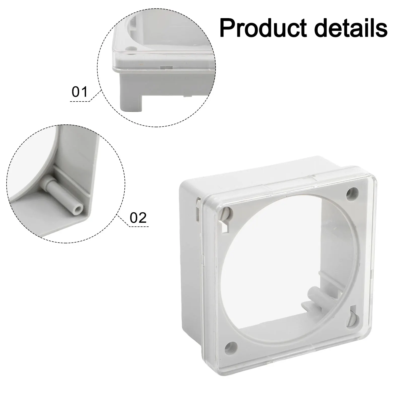 Mounting Enclosure for Time Switch for Panel Rain Protection Easy Installation Microcomputer Timer Guard For CN101 For CN102
