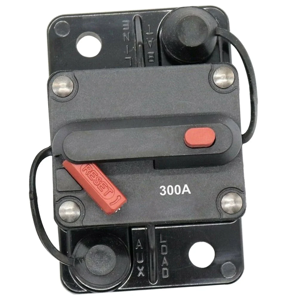 

Circuit Breaker 300A 12V~36V Waterproof Dustproof Auto Reset For Car Truck Rv Marine Trailer Inverter Protection Fuse Circuit