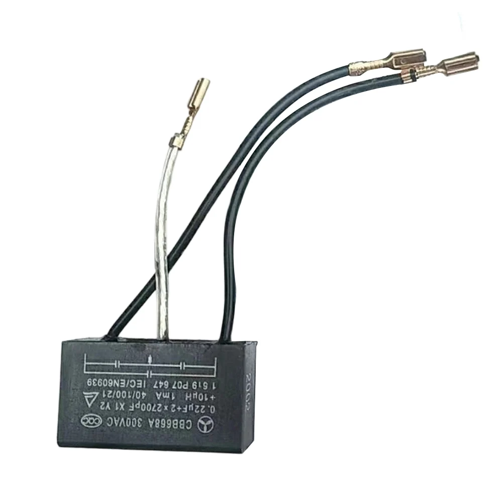 Radio Noise Filter Suppression Filter For Car Audio Installation Plastic Housing Black Finish High Durability Compact Design
