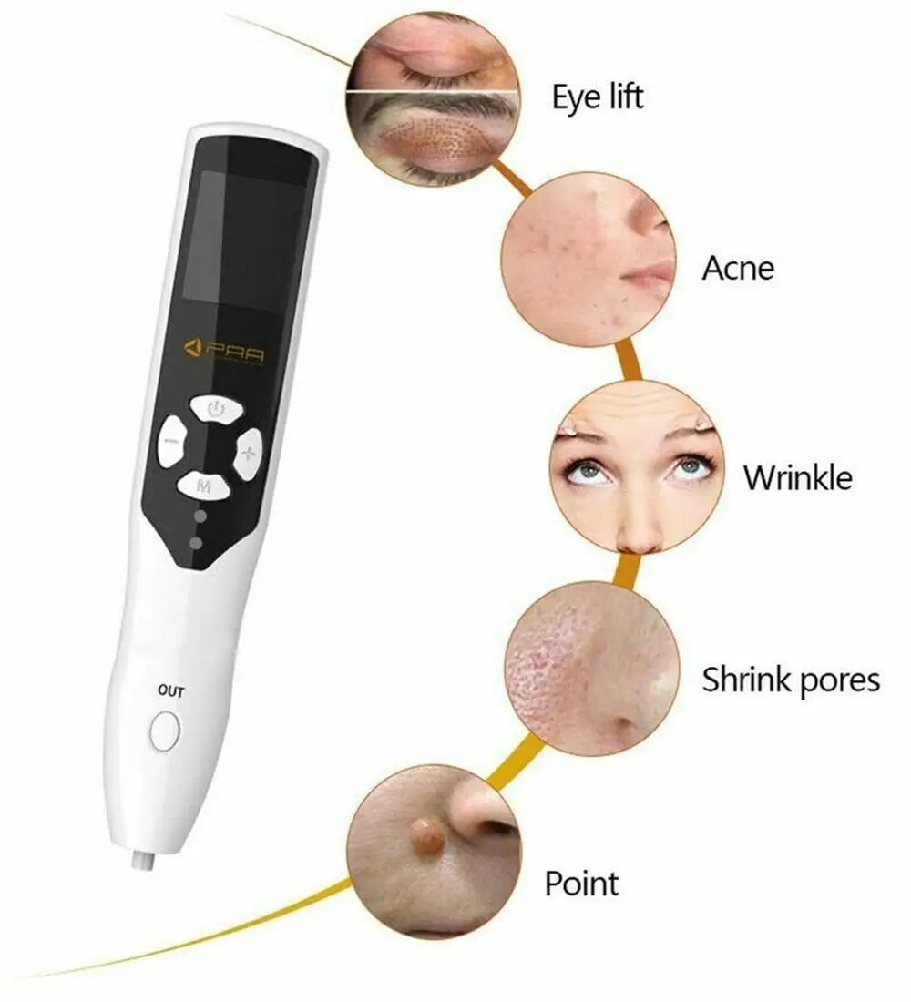 2024 neueste Paa Ozon Fibroblasten Plasma-Stift für Augenlid Facelift ing Falten fleck Maulwurf Sommersprossen Entfernung Hautpflege geräte