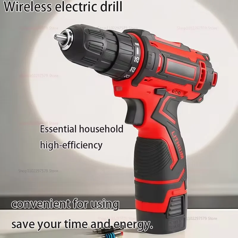 

Отвертка Мини Беспроводная Аккумуляторная дрель Электрическая Бытовая электрическая дрель-шуруповерт Литий-ионный аккумулятор постоянного тока