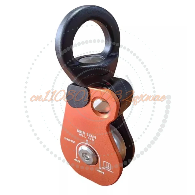 Rotating Universal Rope Pulley Knotting Universal Joint Climbing Climbing High-altitude Operation User Single Pulley