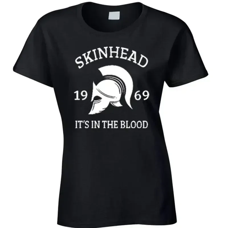 Ladies T Shirt Skinhead Women'S Ska Reggae 2 Tone Beat Trojan