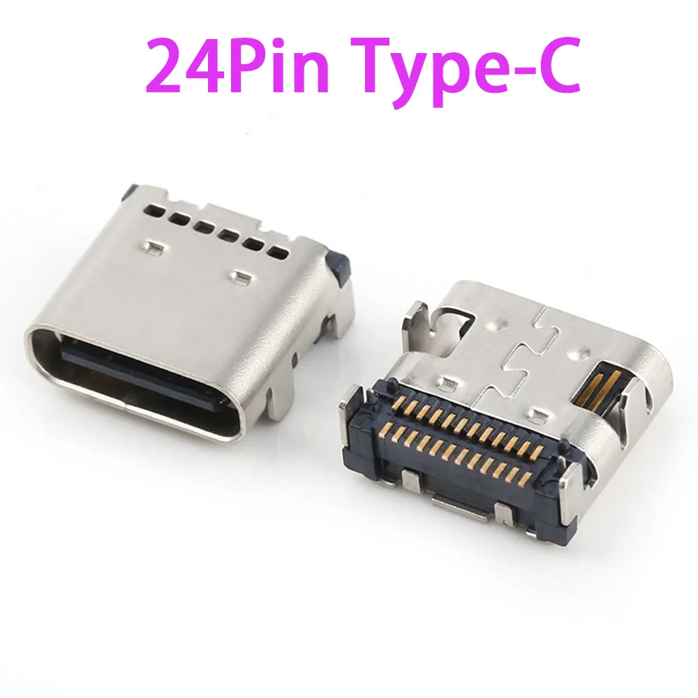 5/10/20szt 24P USB 3.1 Typ-C Złącze 24-pinowe Gniazdo kątowe Typ C PCB SMT Dwurzędowe gniazdo żeńskie Gniazdo ładowania