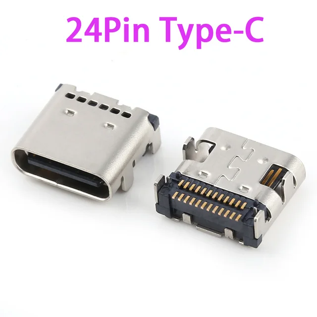 5/10/20szt 24P USB 3.1 Typ-C Złącze 24-pinowe Gniazdo kątowe Typ C PCB SMT Dwurzędowe gniazdo żeńskie Gniazdo ładowania