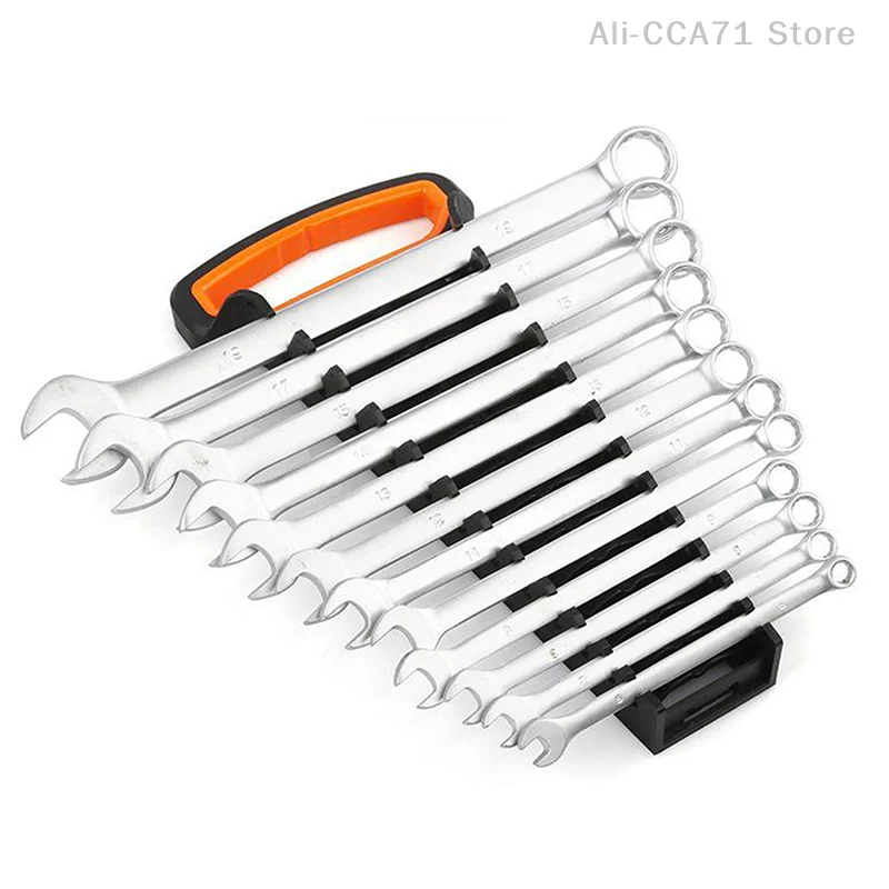 Plastic Wrench Organizer Tray Sockets Storage Tools Rack Sorter Standard Spanner Holders Wrench Holder Wrench Storage Rack