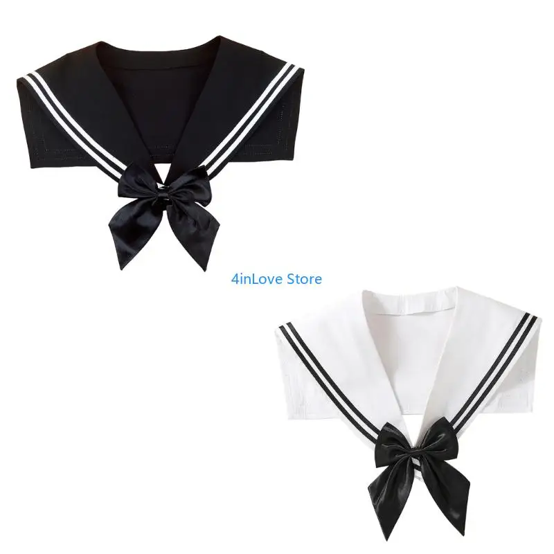 

T4MD Морская форма, вдохновленный накладным воротником, аксессуар, шейный платок, легко носить для студентов, профессионалов и