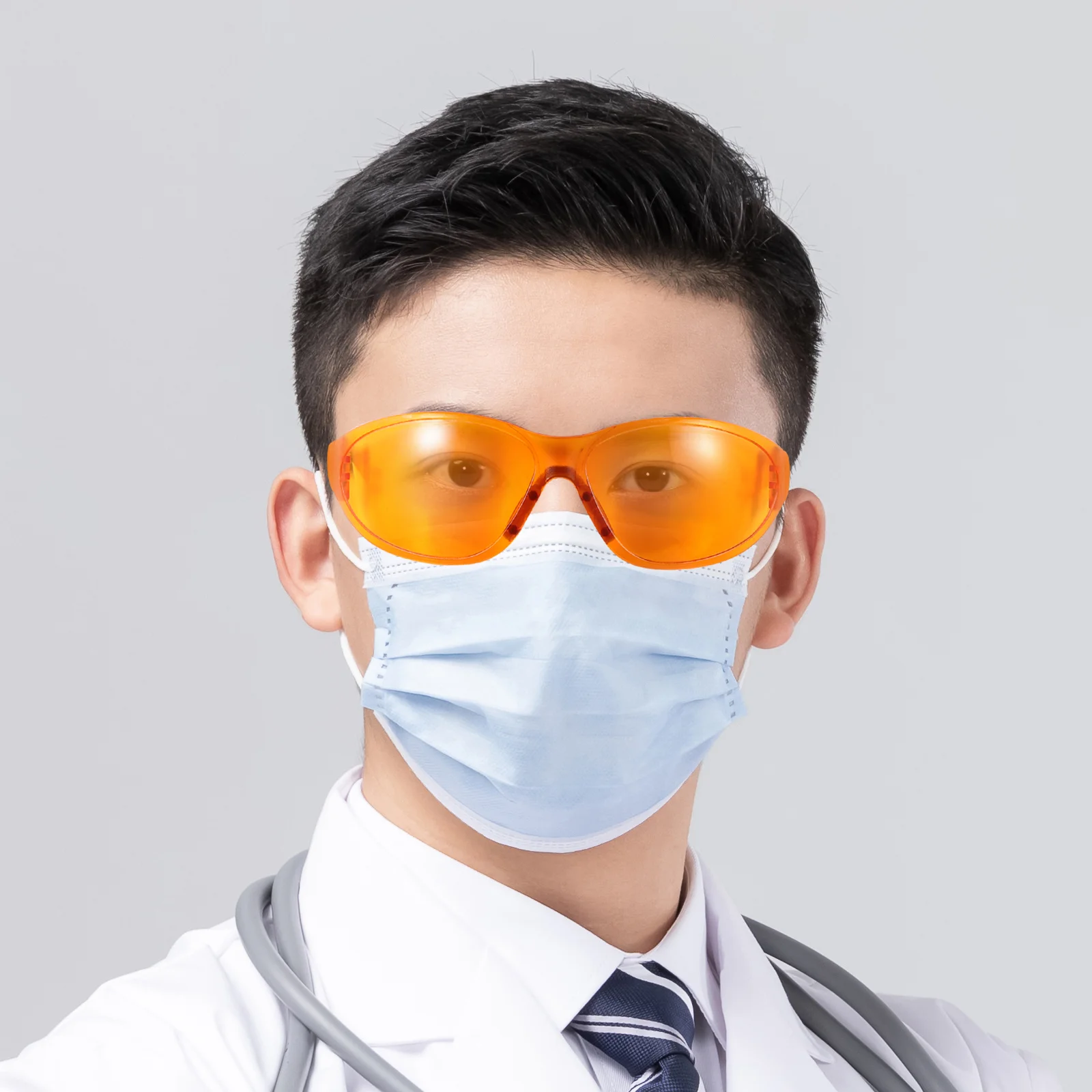 Glasses Protection Goggle Protective Eyewear Orange UV Goggles Safety for Women Man