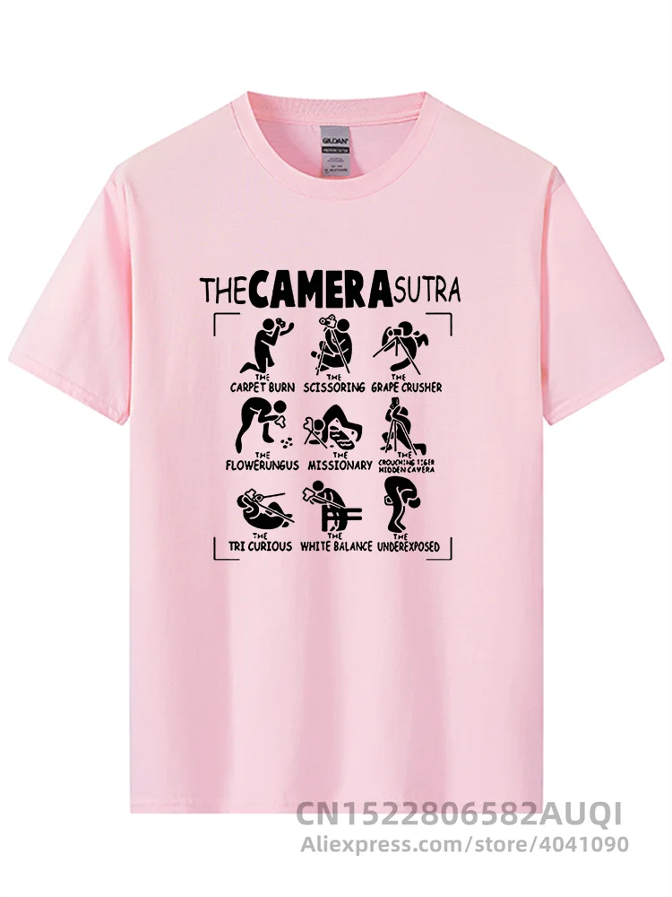 The Camera Sutra Photography Hip Hop Printed T Shirt Short Sleeve Gift T-Shirts Tshirts