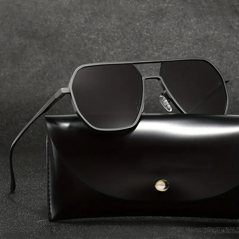 Vintage Polarized Sunglasses Men Fashion Black Shades Eyewear Retro Trendy Brand Design Sun Glasses for Driving Fishing Unisex