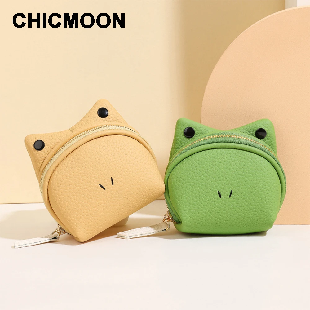 Cute Frog Wallet Coin Purse Zipper Coin Wallet Funny Plush Frog Shape For Women Little Stuff Money Bag Accessories Gift for Girl