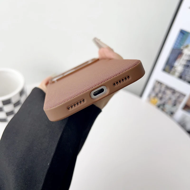 For Magsafe Original Tech Woven Phone Case For iPhone 17 Pro Max/16/15/14/13 Pro Max Wireless Charging Compatible Durable Cover - view 6