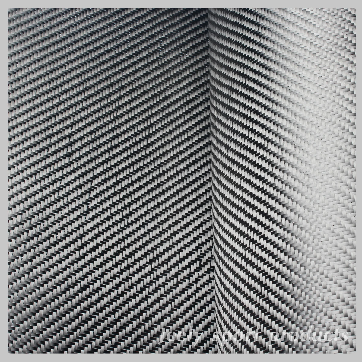 3k 200gsm 1.5m Width 10m/roll Twill Weave Carbon Fiber Cloth For Car