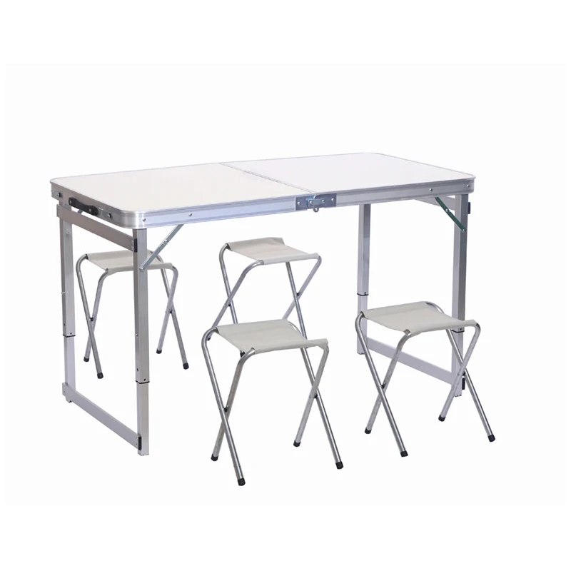 Modern garden metal 6-foot folding table, picnic banquet folding table