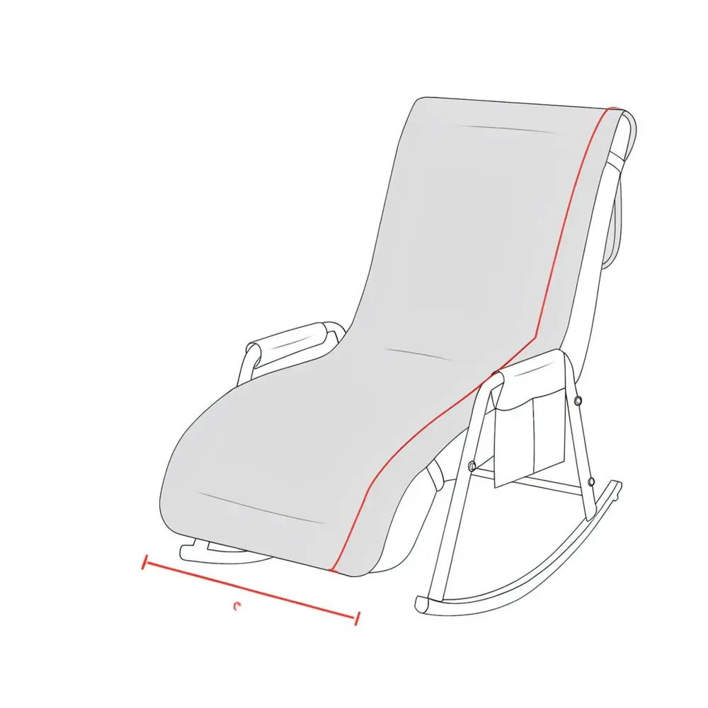 Soft Single Recliner Pad Non Slip Sofa Seat Cover Washable Polyester Protector For Rocking Chair Home Comfort