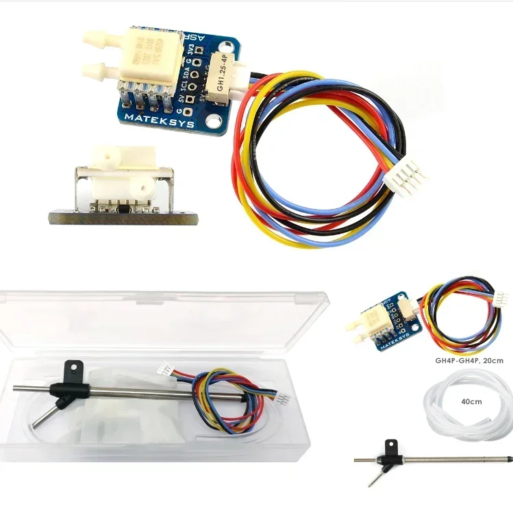 เซ็นเซอร์วัดความเร็วลมดิจิตอล Matek System ASPD-4525 อุปกรณ์เสริมสำหรับโดรน สำหรับ F4 F22 765 FIXED WING