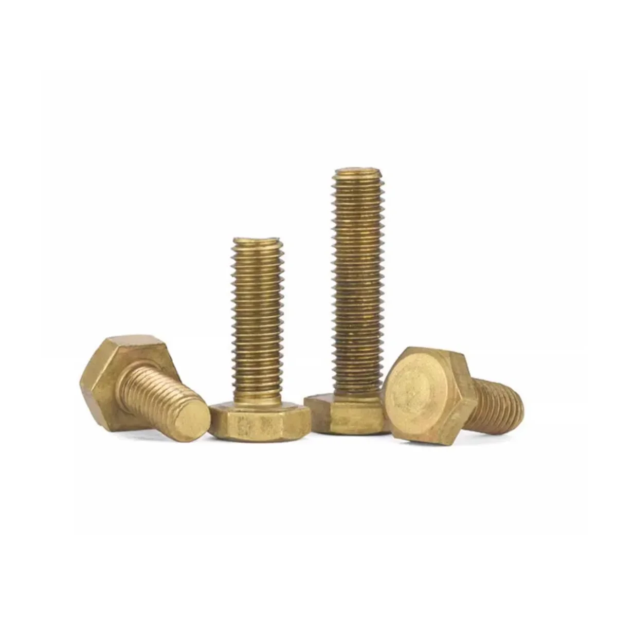 Copper Outer Hexagonal Screw, Brass Hexagonal Head Bolt M4M5M6M8M10M12