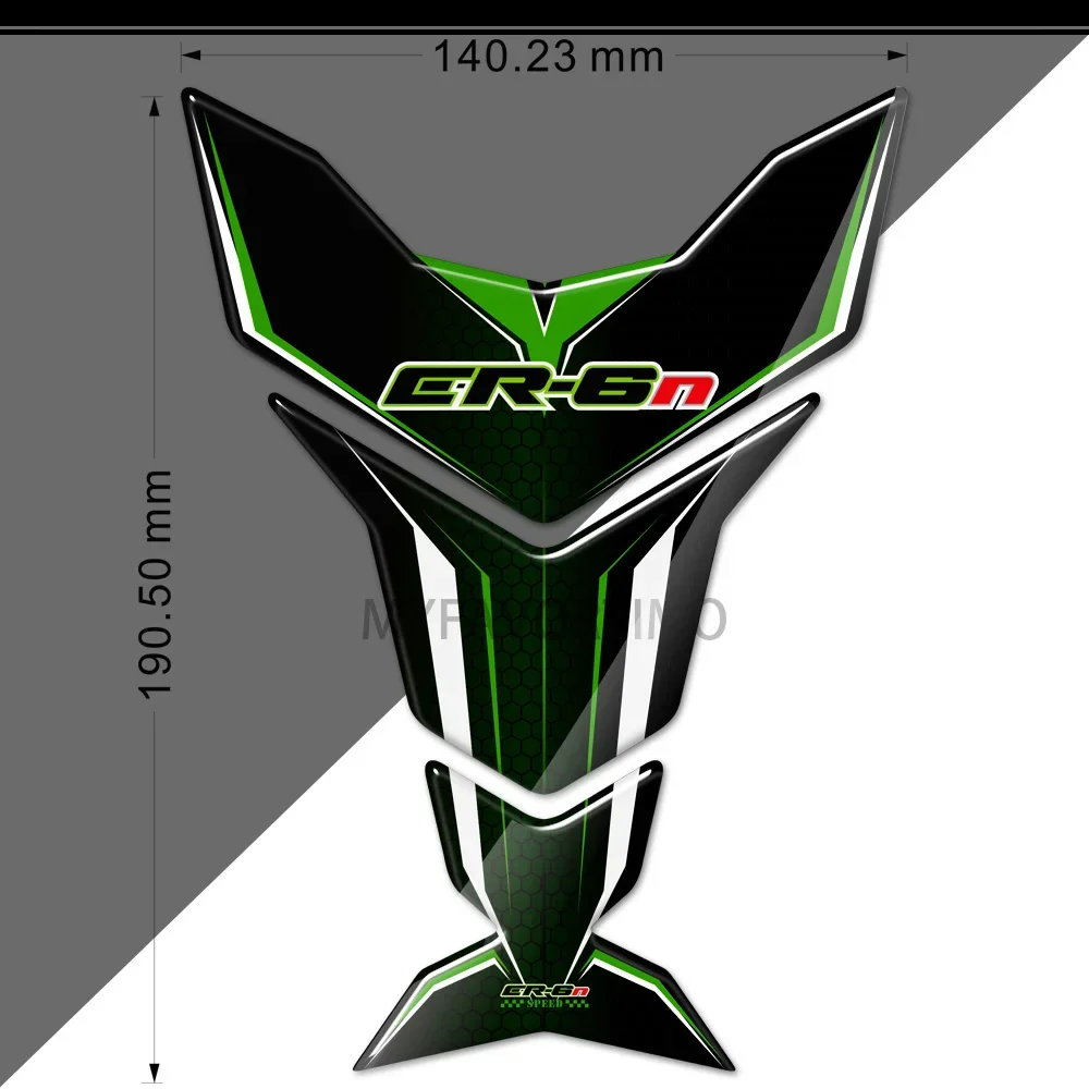 Tank Pad Protector For Kawasaki ER6N ER-6N Emblem Badge Logo Knee Motorcycle Fairing Stickers Decal TankPad