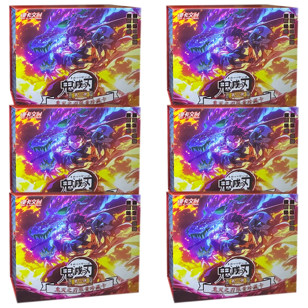 

Карта «Убийца демонов» Редкая золотая карта для тиснения Tanjirou Nezuko Kanroji Mitsuri Decisive Battle Chapter Collection Card Toy Anime Gif