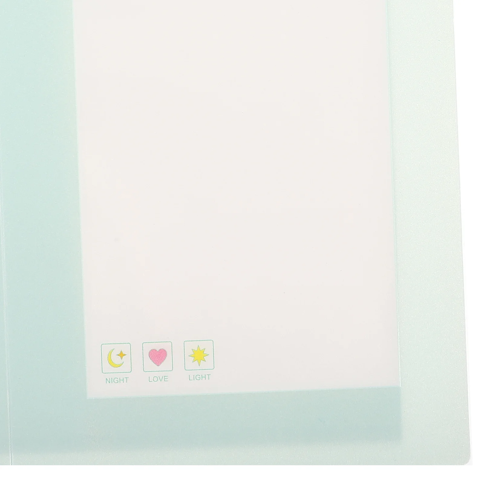 2 Pcs 스티커 보관 도서 데칼 ganizer 대용량은 얼룩으로부터 시트를 보호합니다. 실용적인 디자인 유지