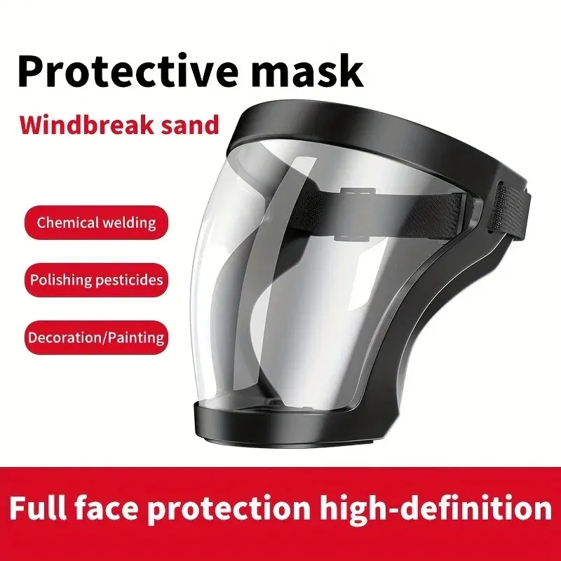 Highly Transparent Protective MaskDustproof, Oleophobic, Windproof, Impact Resistant, Non-Fogging Protective Masks