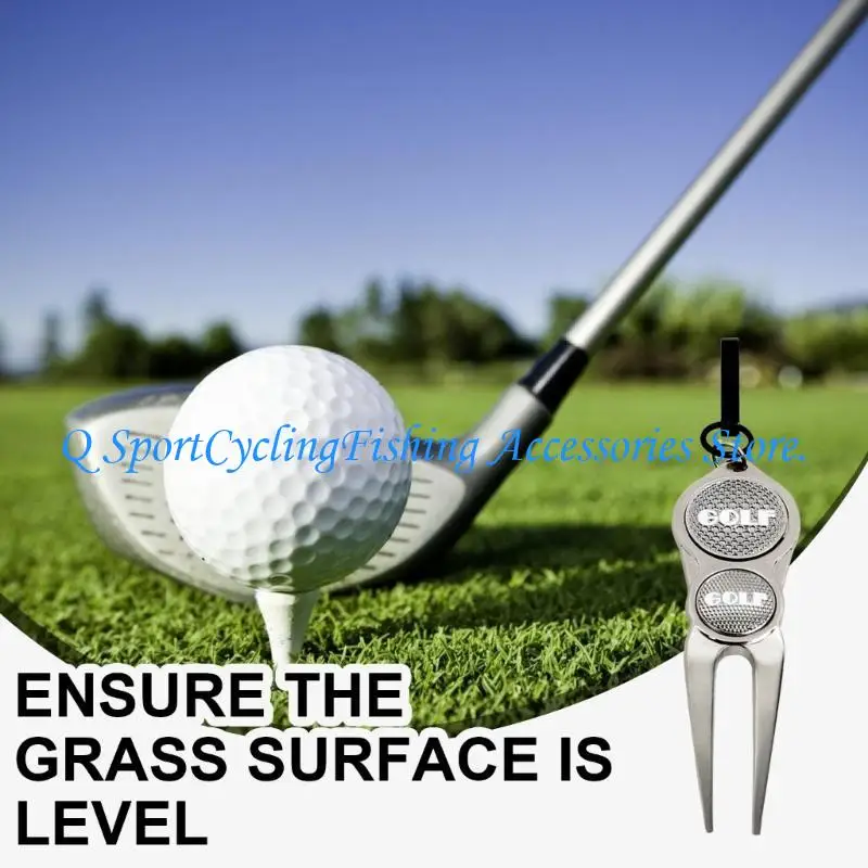 31KC Golfs Divot Tool Golfs Fork Green Repair Tool Golfs Mark