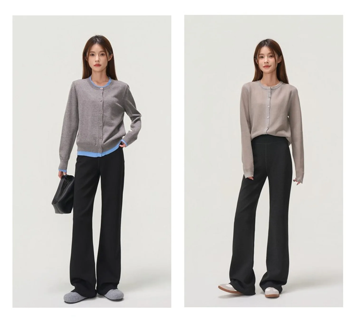High Waist Fleece Lined Wide Leg Yoga Pants Autumn Winter Casual Cloud Like Modal Slim Fit Warmth Stretchy Floor Length