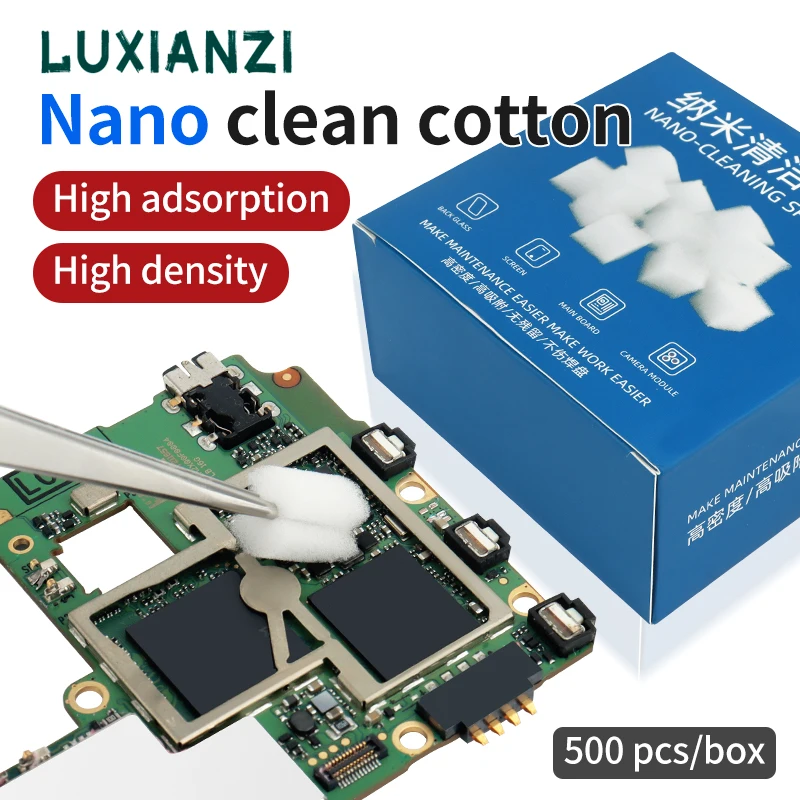 LUXIANZI Nano Cleaning Sponge Magic Melamine Foam Eraser For Phone Glass Screen Frame Camera Keyboard Cleaning Tool Accessory