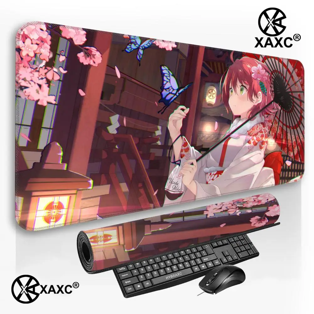 

Miko Sakura Hololive XAXC Mouse Pad Large Gaming Mouse Pad HD Print Waterproof XXL Desk Mat For PC Laptop Non-slip Desk Mat