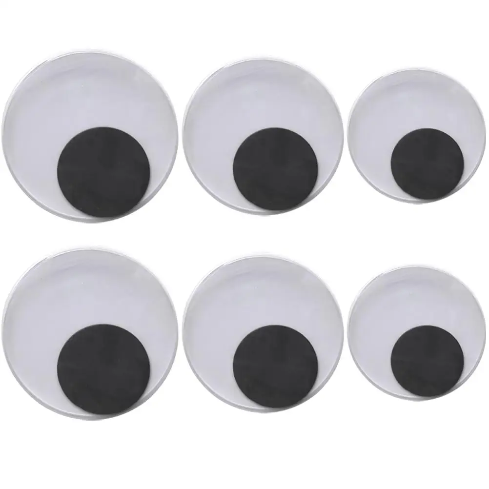 

3 пары 7 см, 8 см, 10 см, наклейки для глаз, клейкие глаза, сделай сам, материал для рукоделия, аксессуары для дома, декор для холодильника, гигантская наклейка для глаз