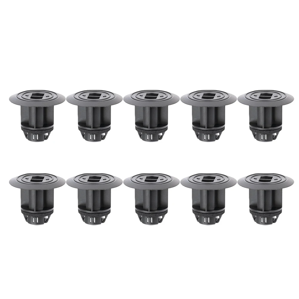 10Pcs Car Rocker Moulding Retainer With Sealer For Toyota #90467-22015,9046722015 Car Body Cover Buckle Interior Accessories