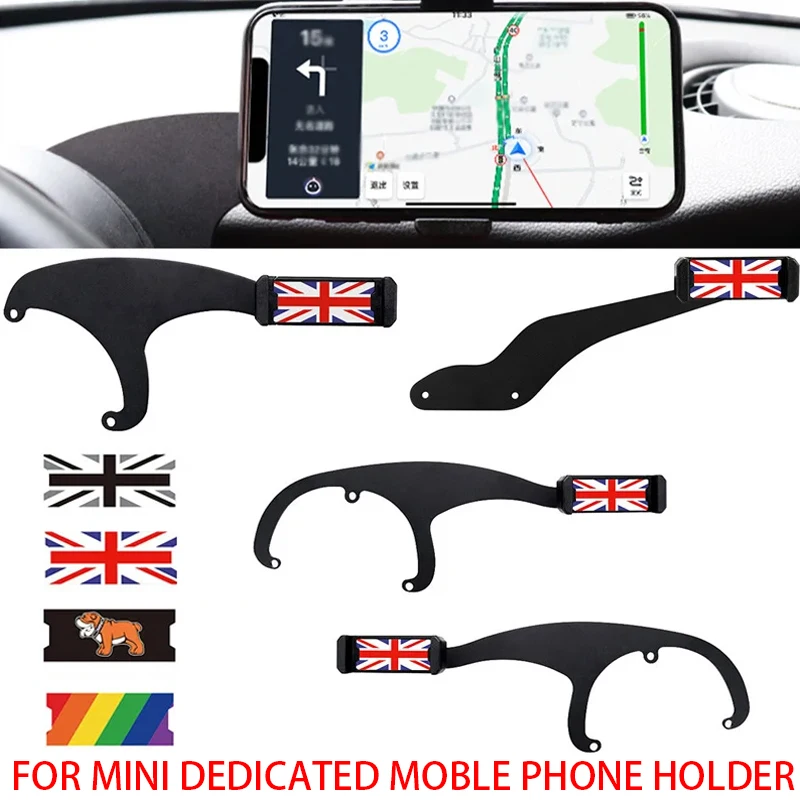 Car Mount Phone Holder Mobile For MINI Cooper F56 F55 F54 F60 R50 R52 R53 R55 R56 R60 08-20 Phone GPS Holder Bracket Accessories