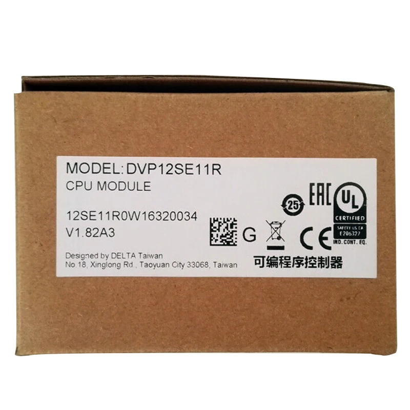 

DVP12SE11R DC24V PLC 8DI 4DO relay New Original