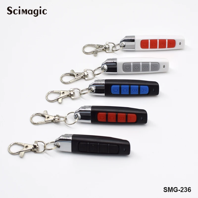 Cloning Garage Door Remote Control 433mhz Duplicator Gate Control 4CH Key Chain Barrier 433.92MHz Command Clone