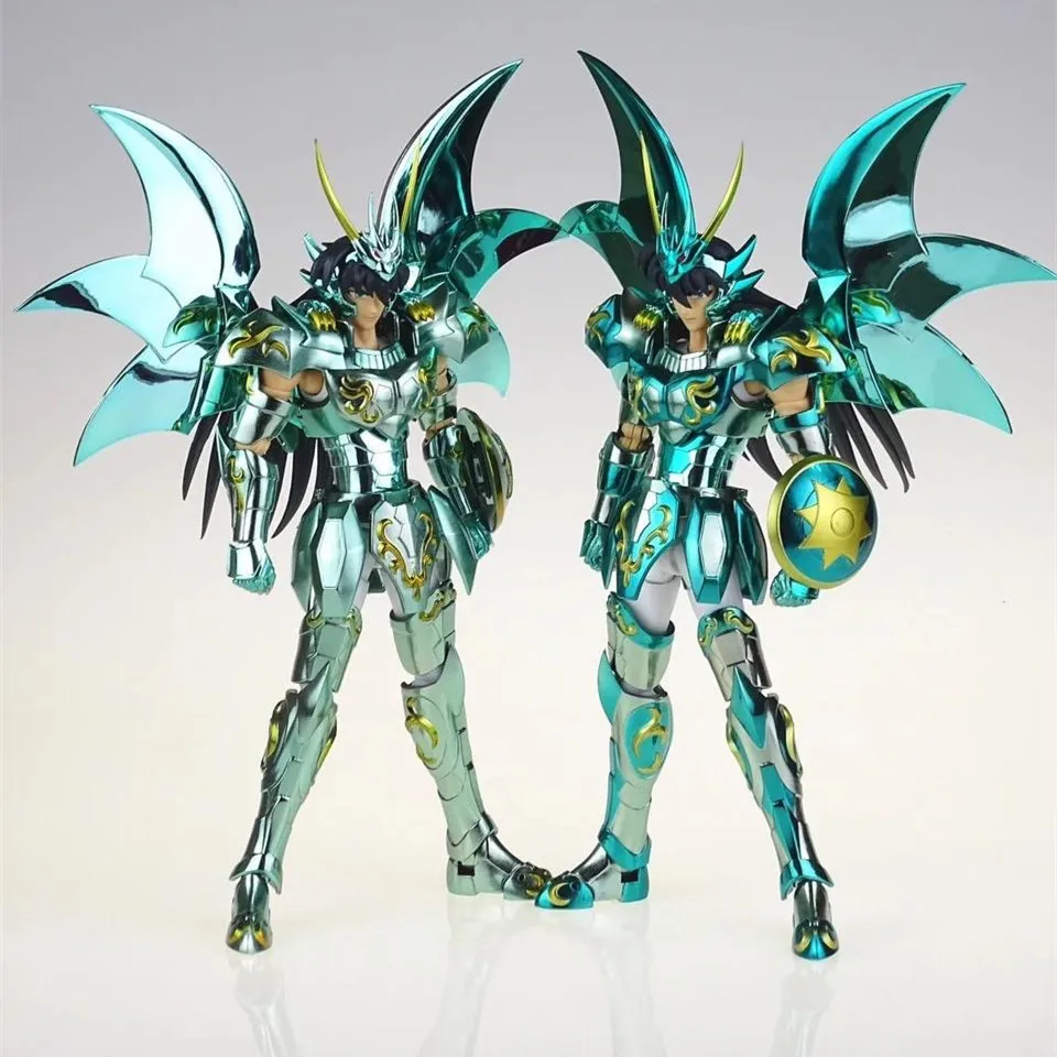 

In Stock Original Alloy Saint Seiya GT 10th Anniversary Shen Tianlong Cloth Myth Zilong Pu Color Figure Model Ornaments Toy Gift