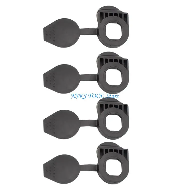 L8RC Hinged Dust Cap for Mailboxes and Enclosure Openings Outside