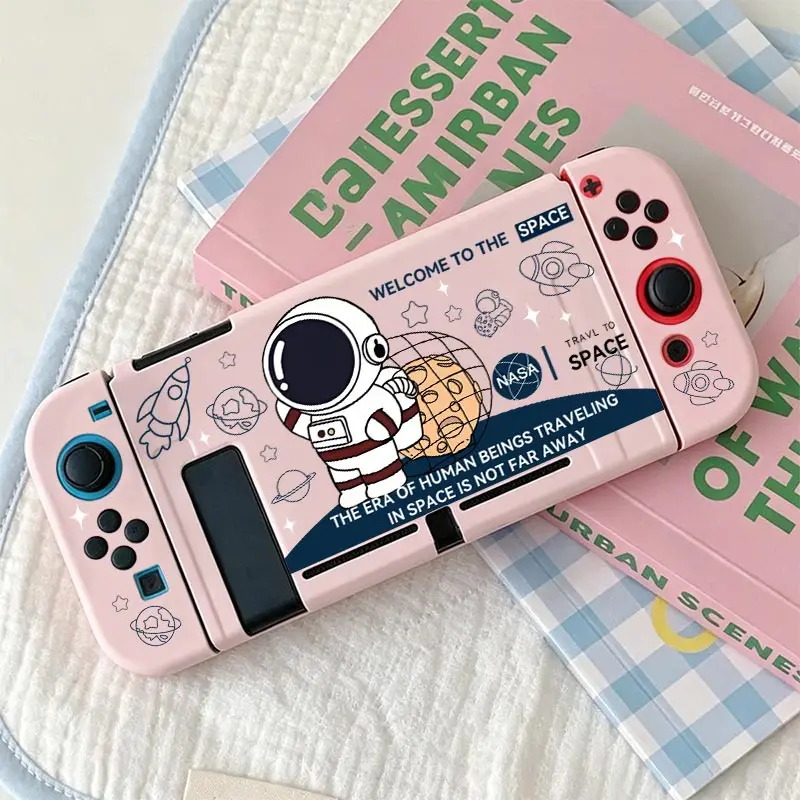 Anti-Falling Soft Shell Cover for Nintendo Switch NS Game Console TPU Split Protective Case Anti-Scratch Shell Protector