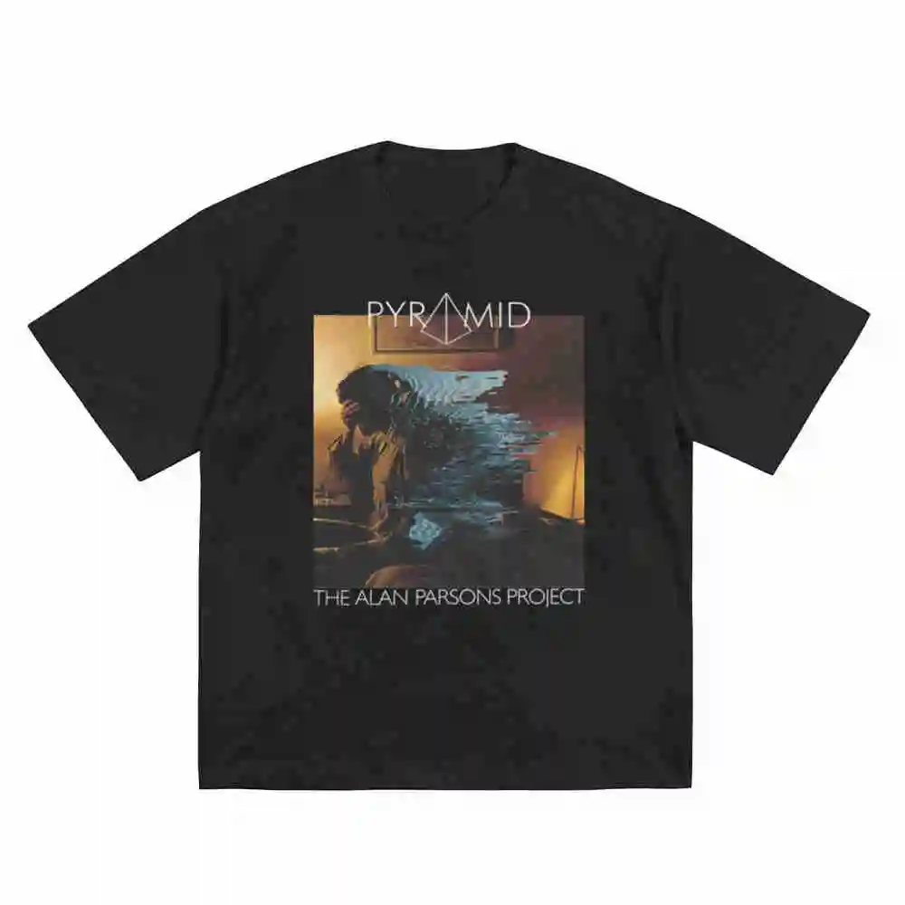 Alan Parsons Project Pyramid Short Sleeve Tee 100% Cotton T-Shirt