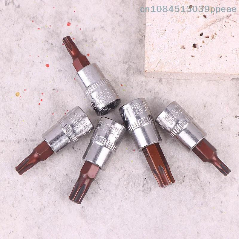 

5 шт. отвертки Torx 1/4 дюйма, инструменты с торцевой головкой T15 T20 T25 T30 T40, адаптер торцевого ключа, ручные инструменты