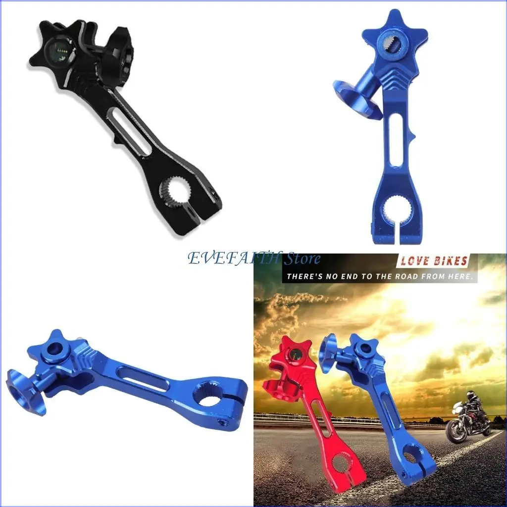 124B Metal Brake Lever with Fashionable Rear Arm Easy Install Brake Arm Road Bike Brake Upgrades Simple Installs for Biking