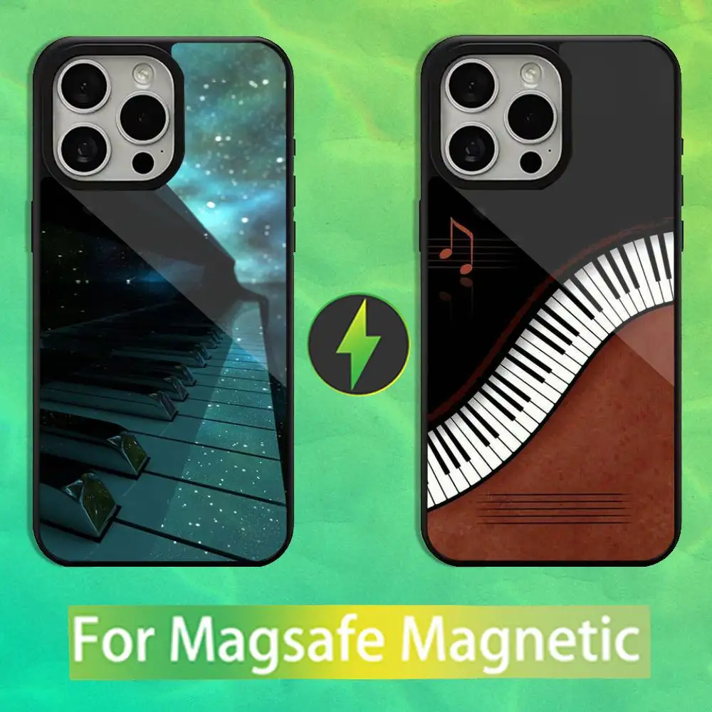 

Music Art Piano Phone Case For iPhone 16,15,14,13,12,11,Pro,Max,Plus,Mini,Magsafe,Magnetic Wireless Charging Case