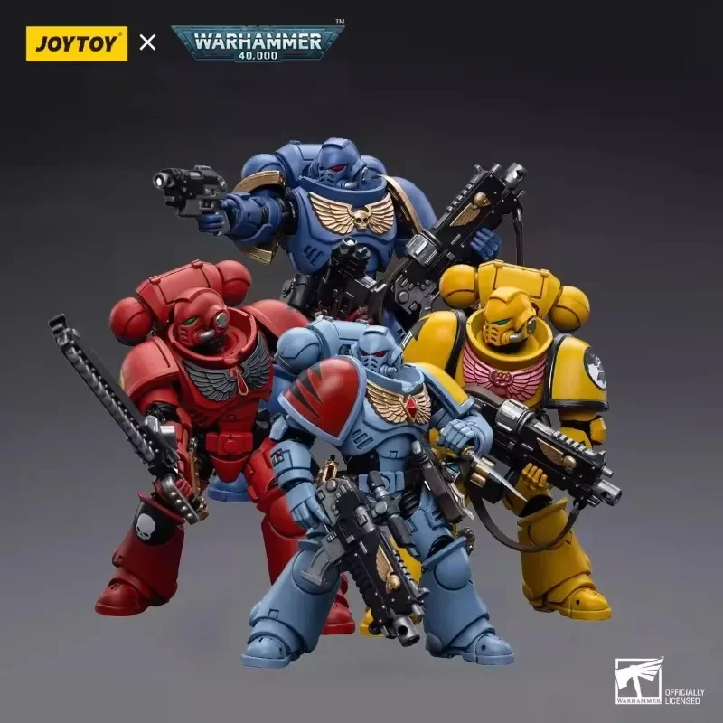 Joytoy warhammer 40k ultramarines intercessors anime figura de ação 1/18 warhammer espaço decoração marinha brinquedos presente aniversário