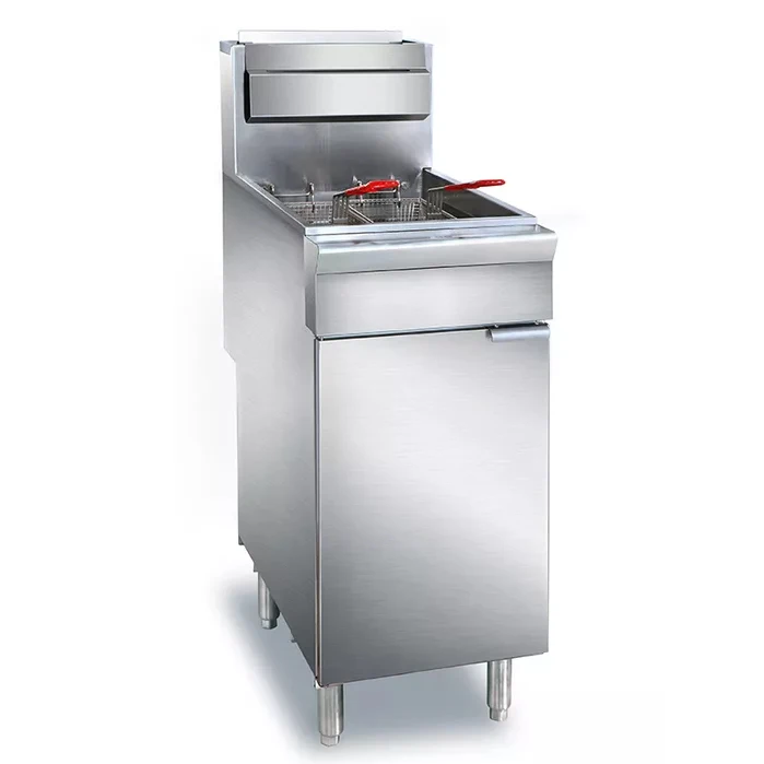 

Standing Gas Fryer Top Counter Deep Fryer Commercial Propane Deep Fryer Machine