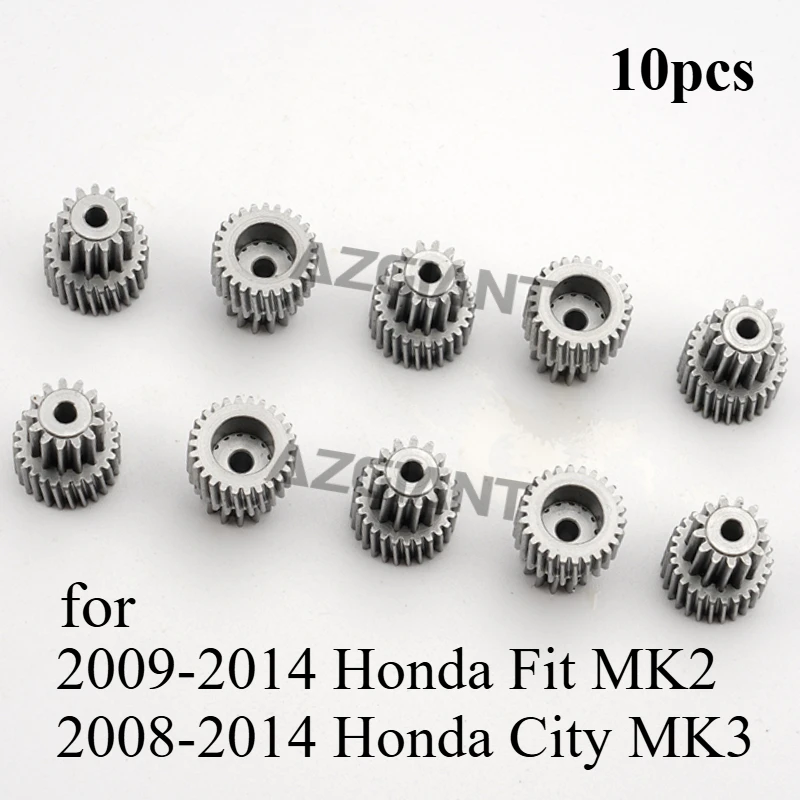 

AZGIANT Professional Cars Accessories Motor Repair Gear Cog for Honda Fit MK2 City MK3 Power Mirror Folding Replacement 4/10pcs